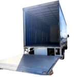 Tail lift close-up on 8CAR truck