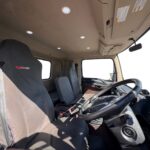 MR Class tray truck cab interior – driver’s seat and controls